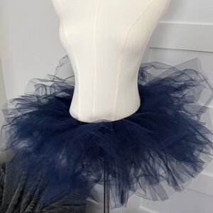 Navy Blue Tutu Skirt